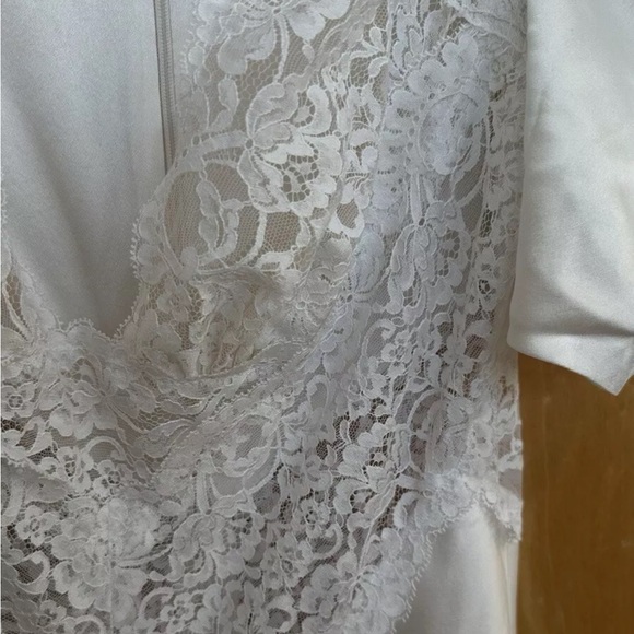 Rodarte lace trimmed satin gown - Picture 5 of 12